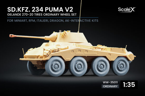 WW-35011 SD KFZ 234 V2 - Ordinary WW-35011 SD KFZ 234 V2 - Ordinary