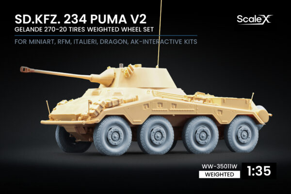 WW-35011W SD KFZ 234 V2 - Weighted