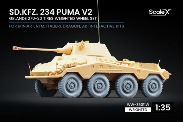 WW-35011W SD KFZ 234 V2 - Weighted
