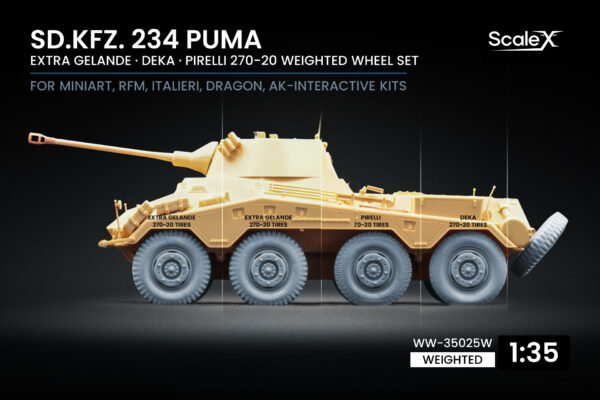 WW-35025W Sd.Kfz. 234 Puma - Weighted