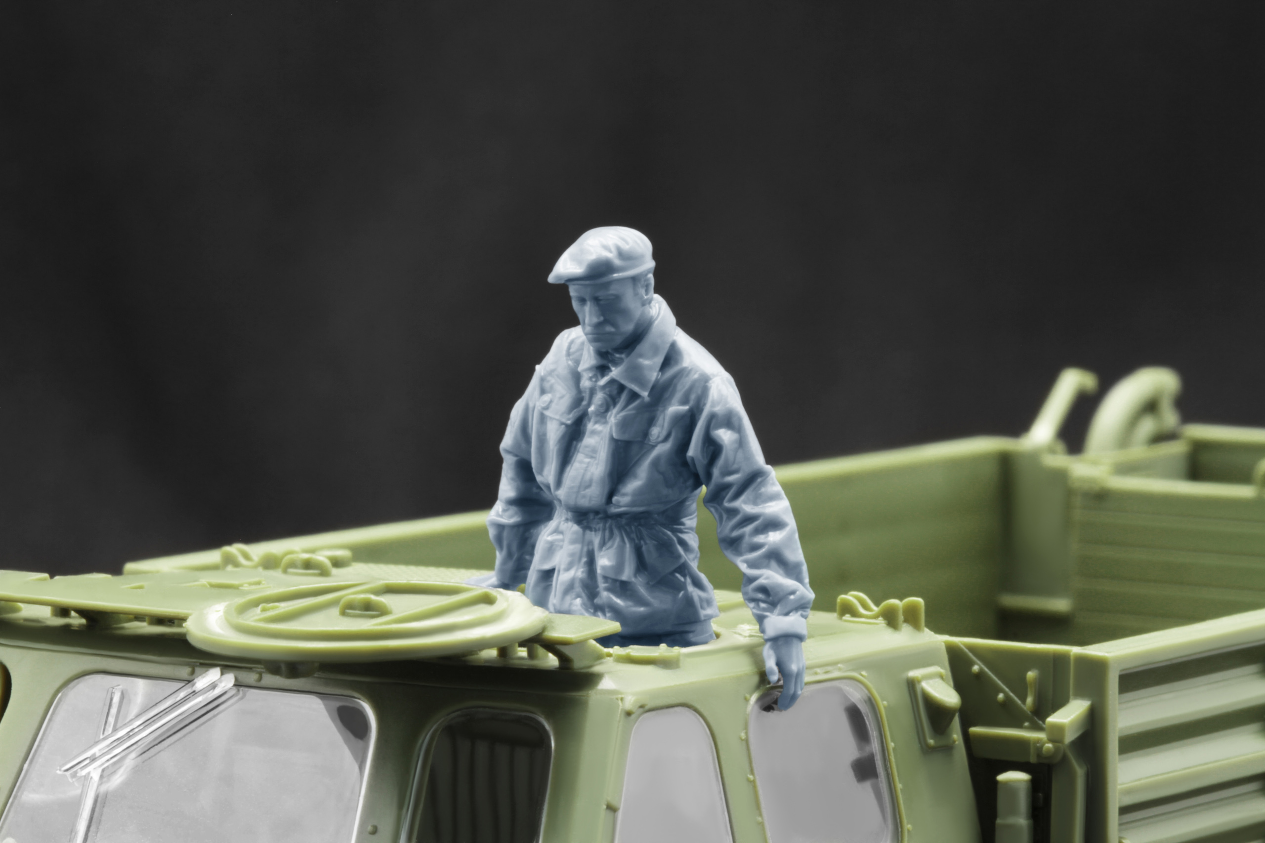British Stalwart Commander in Cockpit