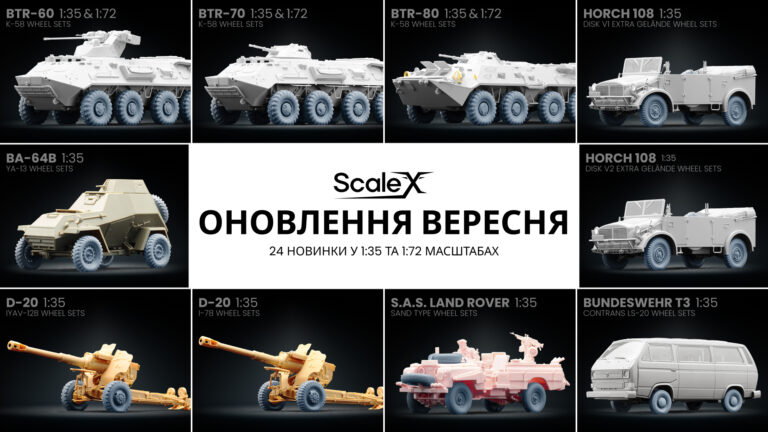 Вересень 2026: оновлення асортименту ScaleX